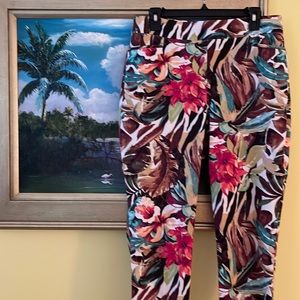 Chico’s Tropical Floral Pants 1.5